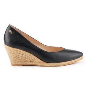 Viscata Barcelona Roses Leather Wedges